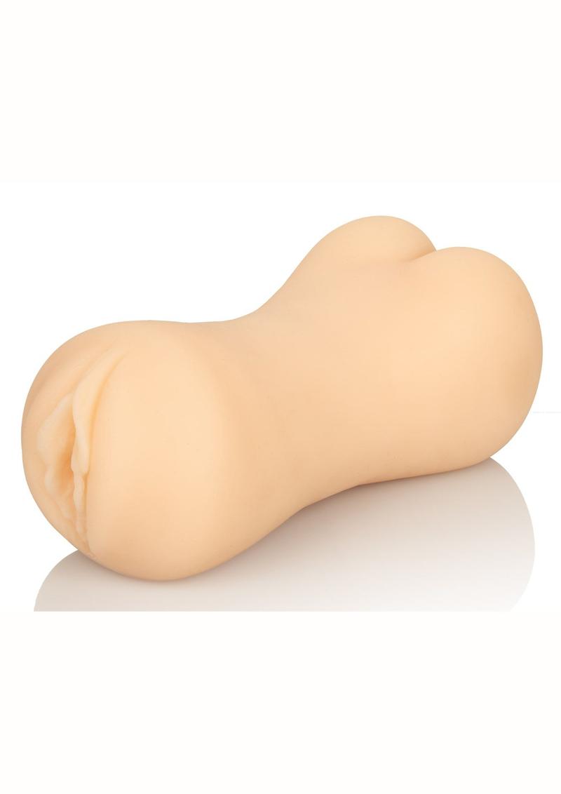 CalExotics Stroke It Realistic Dual Ended Stroker - Pussy and Ass - Buy At Luxury Toy X - Free 3-Day Shipping