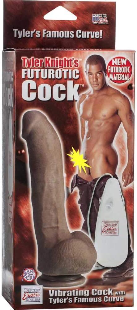 CalExotics Tyler Knights Futurotic Cock Vibrating Dildo 6in - Buy At Luxury Toy X - Free 3-Day Shipping