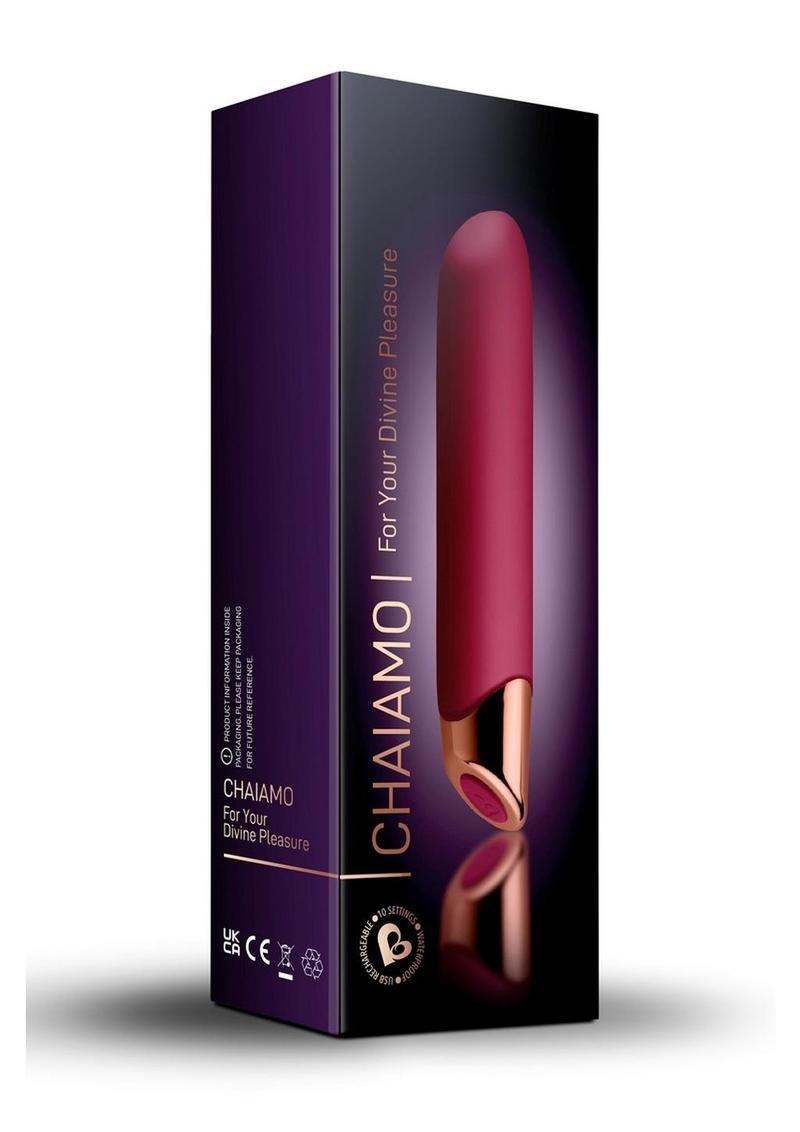 Chaiamo Rechargeable Silicone Vibrator - Buy At Luxury Toy X - Free 3-Day Shipping