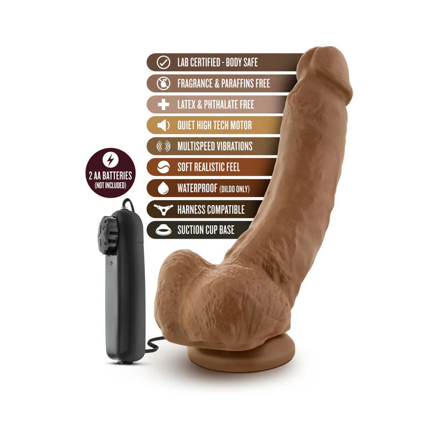 Coverboy The Boxer Vibrating Dildo with Balls – 9 Inches of Pure Ecstasy - Buy At Luxury Toy X - Free 3-Day Shipping