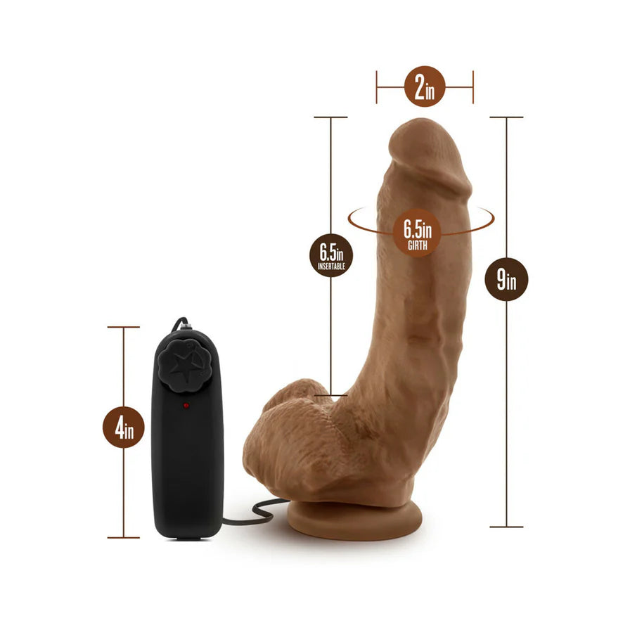 Coverboy The Boxer Vibrating Dildo with Balls – 9 Inches of Pure Ecstasy - Buy At Luxury Toy X - Free 3-Day Shipping