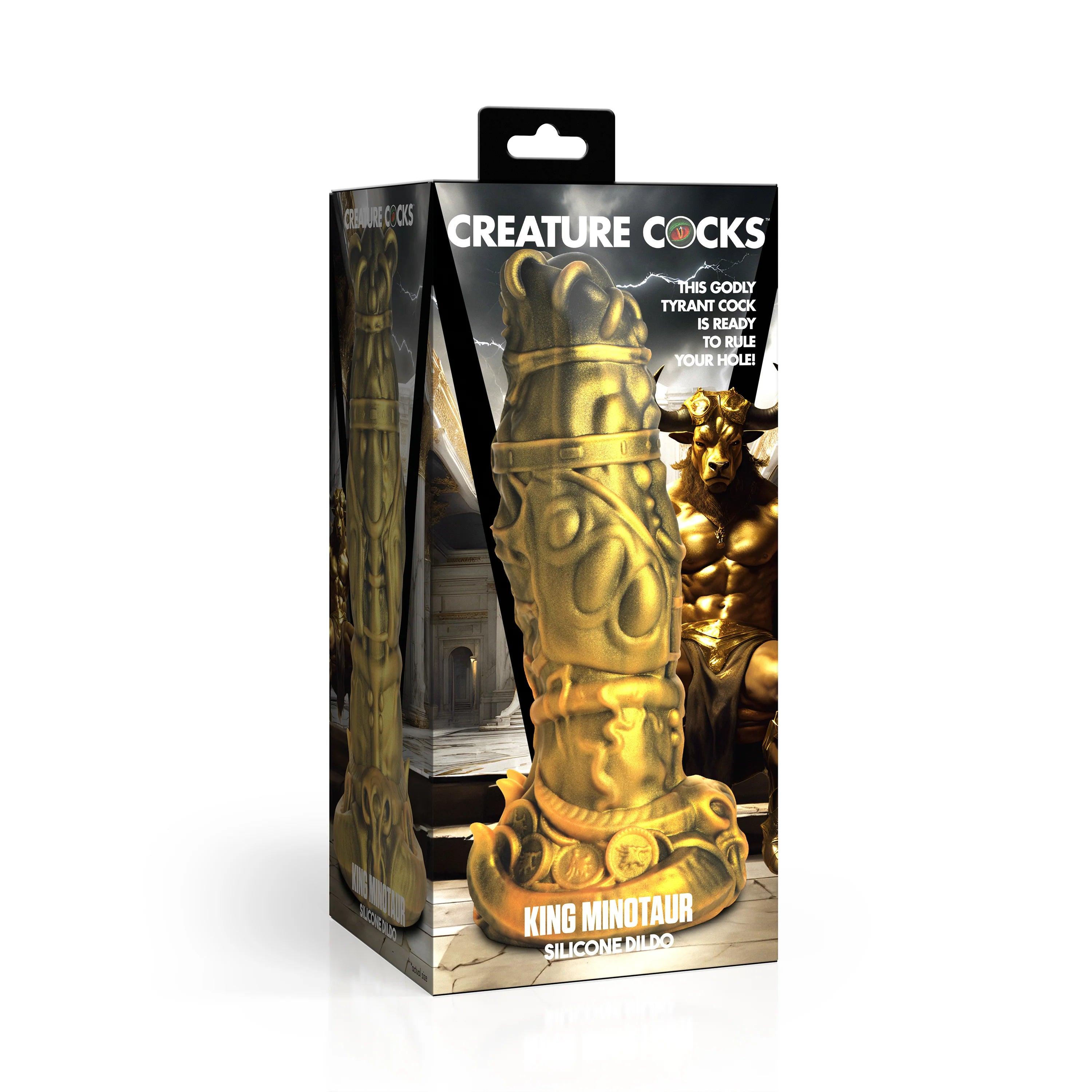 Creature Cock King Minotaur Silicone Dildo – Mythical Power, Ultimate Pleasure - Buy At Luxury Toy X - Free 3-Day Shipping