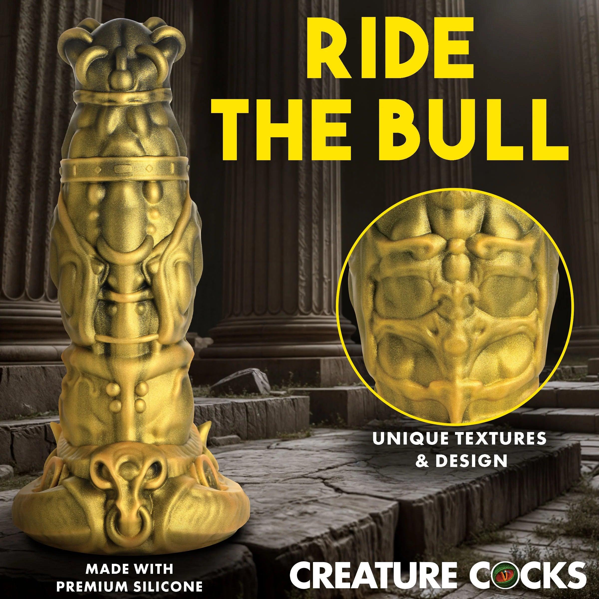 Creature Cock King Minotaur Silicone Dildo – Mythical Power, Ultimate Pleasure - Buy At Luxury Toy X - Free 3-Day Shipping