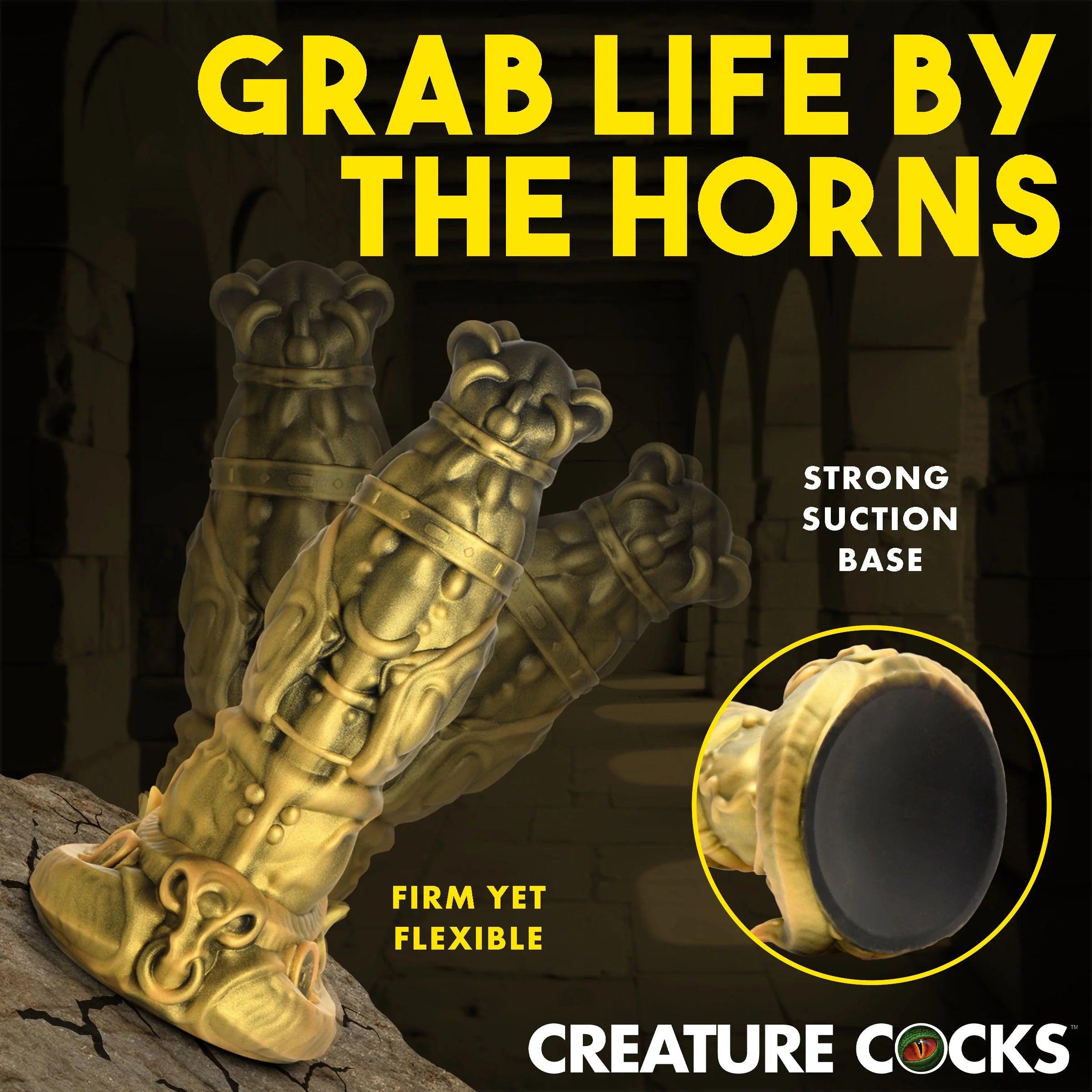 Creature Cock King Minotaur Silicone Dildo – Mythical Power, Ultimate Pleasure - Buy At Luxury Toy X - Free 3-Day Shipping