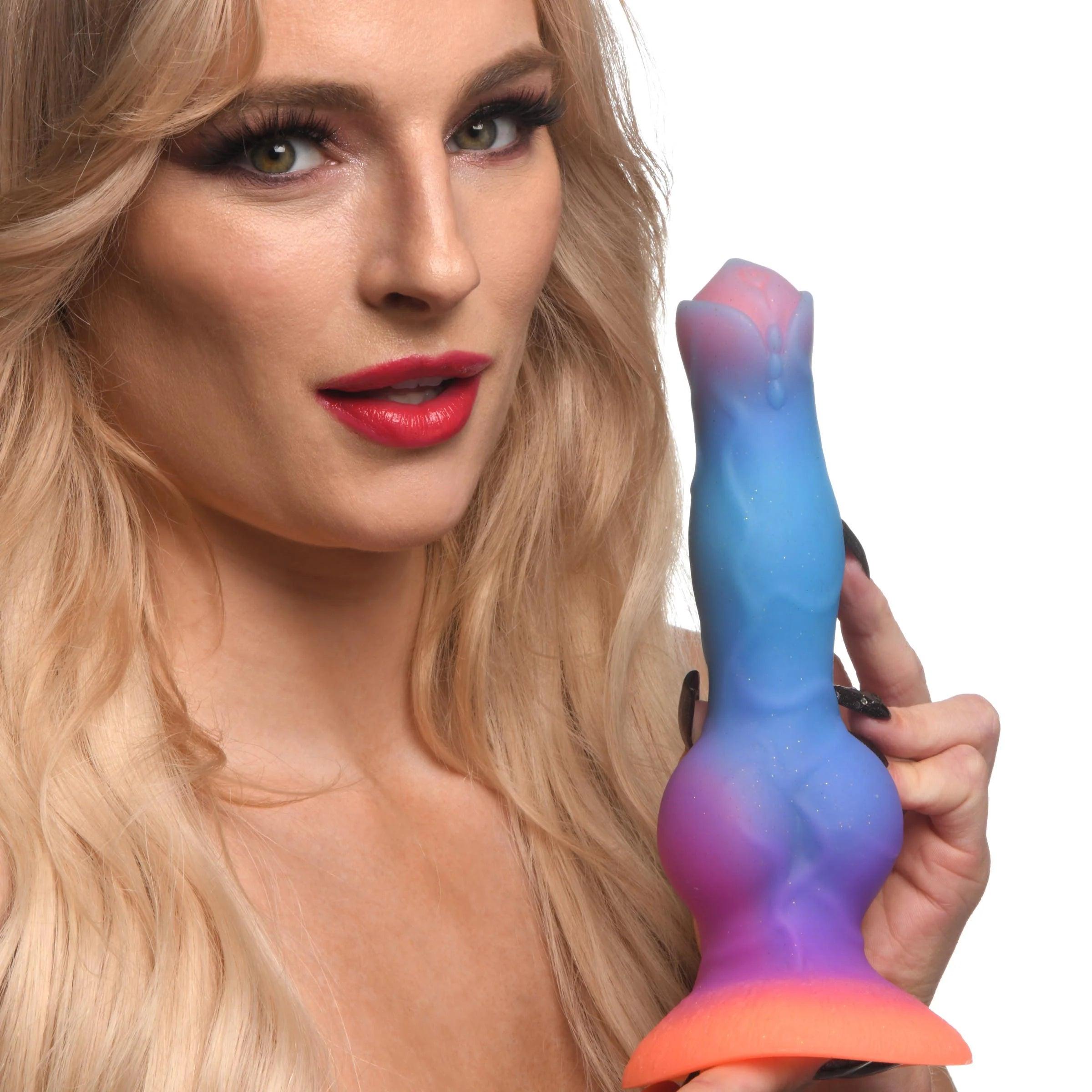 Creature Cocks Alien Glow In the Dark Dildo - Buy At Luxury Toy X - Free 3-Day Shipping