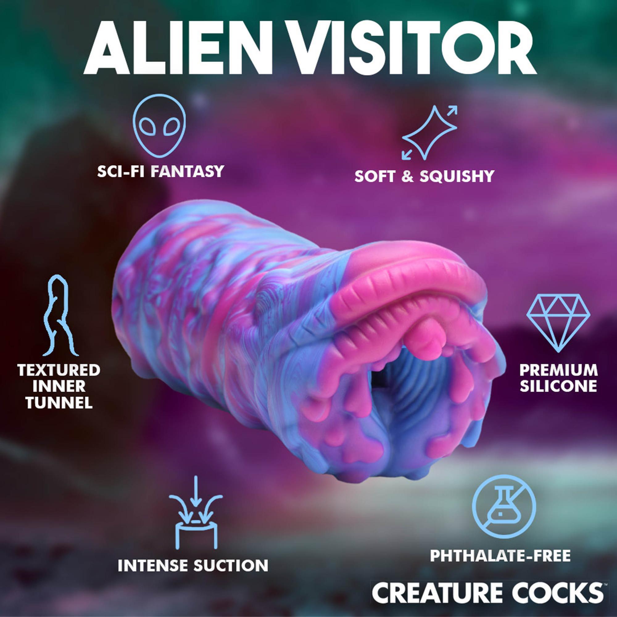 Creature Cocks Cyclone Silicone Squishy Alien Vagina Stroker - Buy At Luxury Toy X - Free 3-Day Shipping