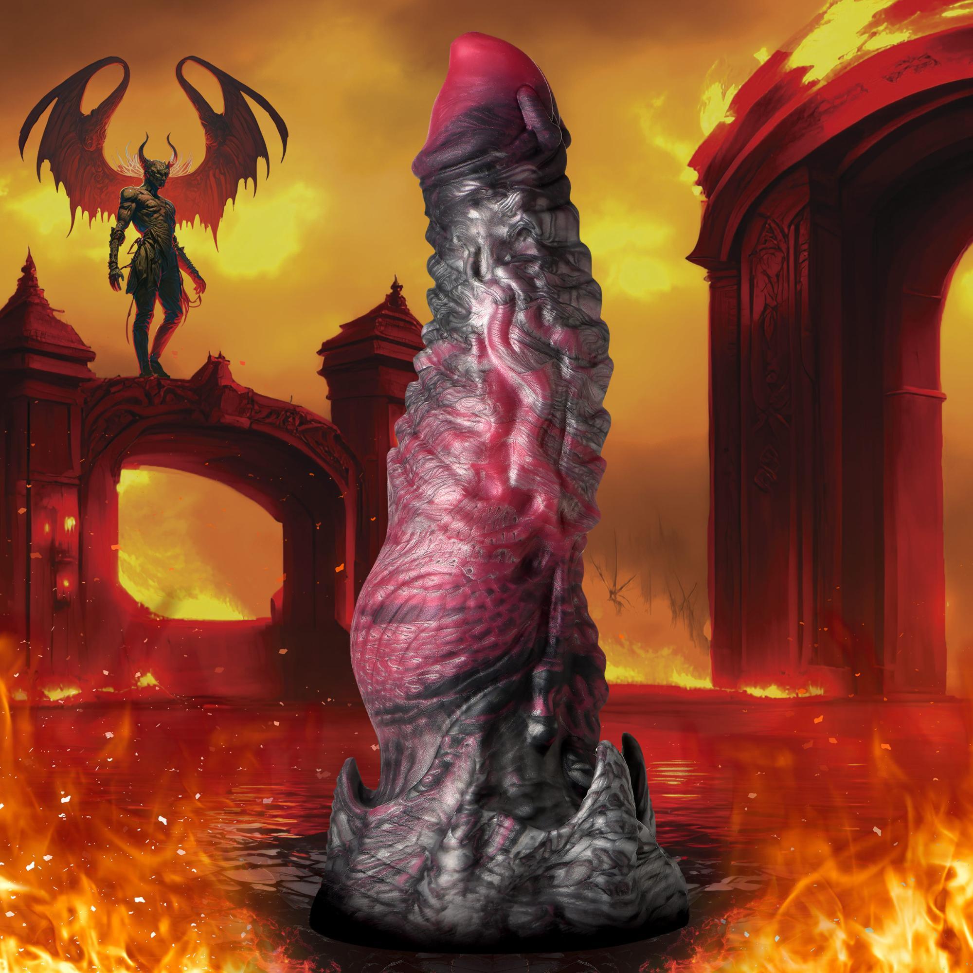 Creature Cocks Hades Silicone Dildo - Large - Buy At Luxury Toy X - Free 3-Day Shipping