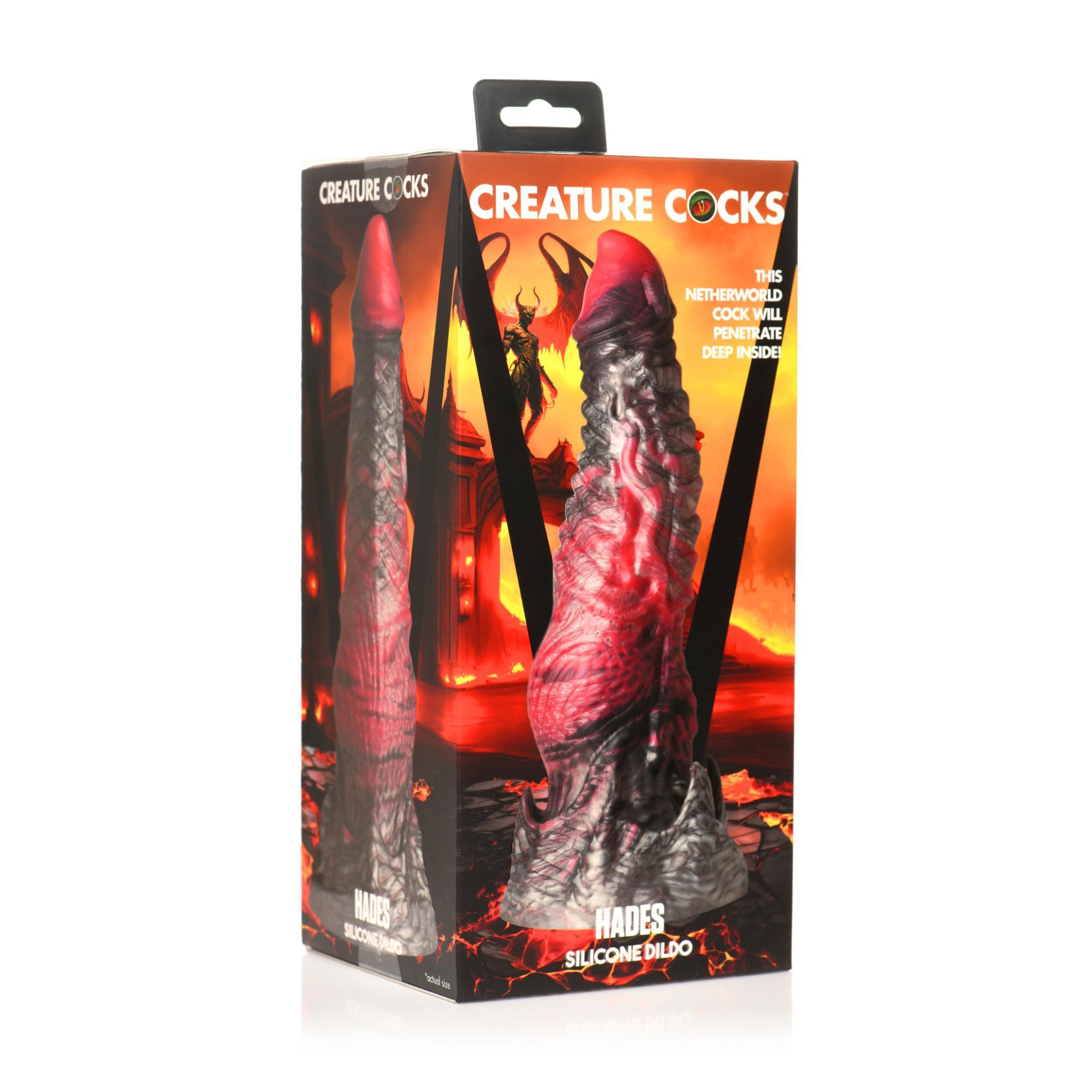 Creature Cocks Hades Silicone Dildo - Large - Buy At Luxury Toy X - Free 3-Day Shipping