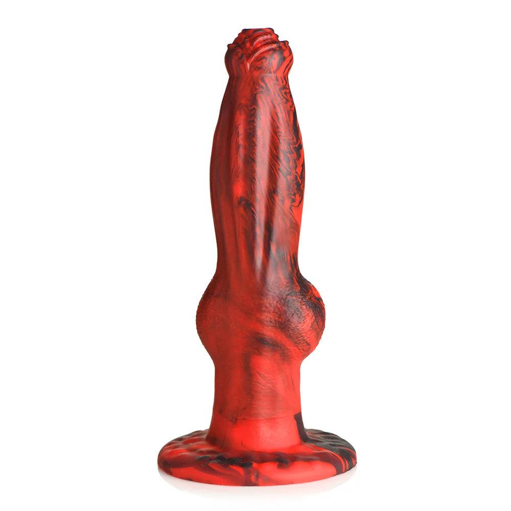 Creature Cocks Hell Wolf Thrusting & Vibrating Silicone Dildo - Buy At Luxury Toy X - Free 3-Day Shipping