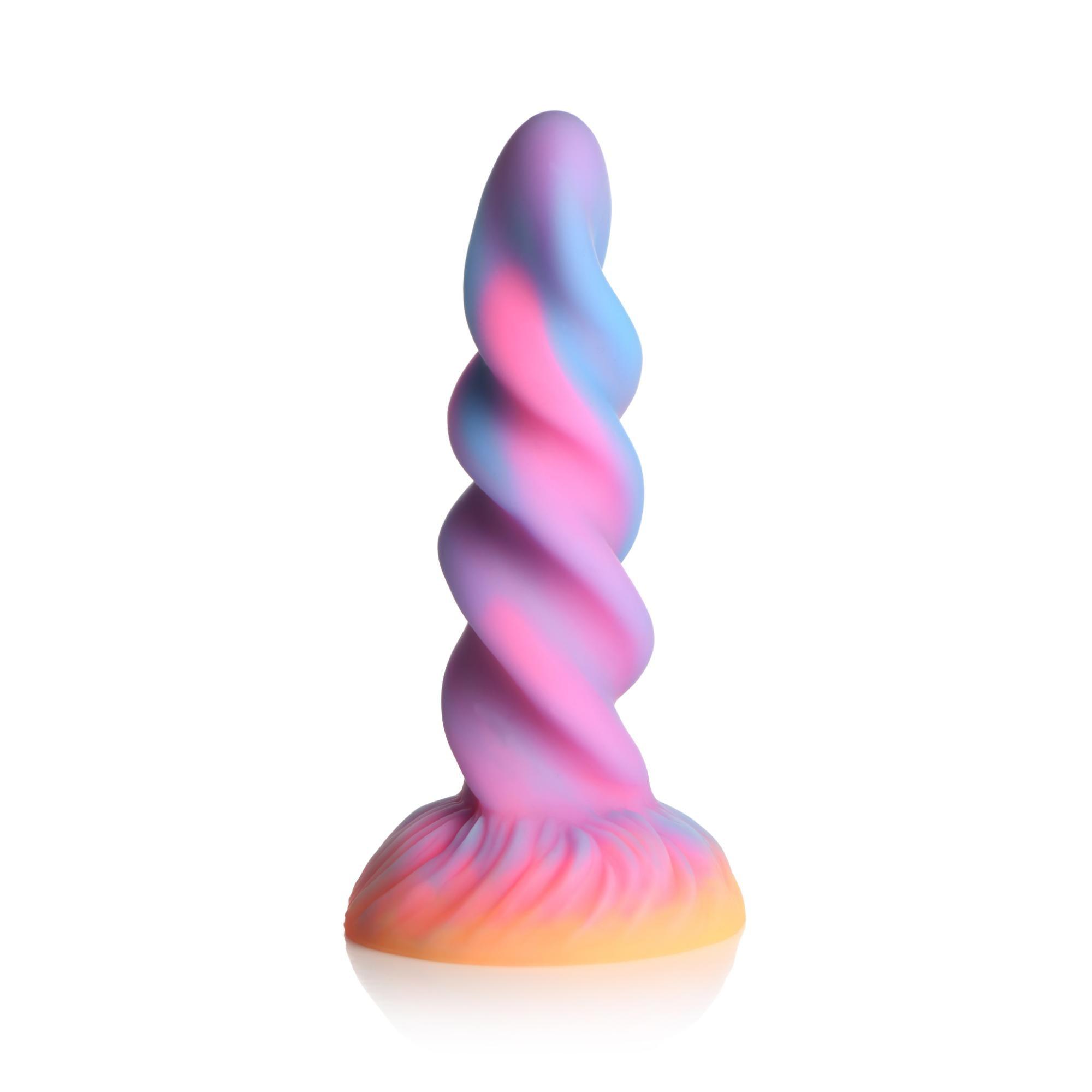 Creature Cocks Moon Rider Glow in the Dark Unicorn Silicone Dildo - Buy At Luxury Toy X - Free 3-Day Shipping