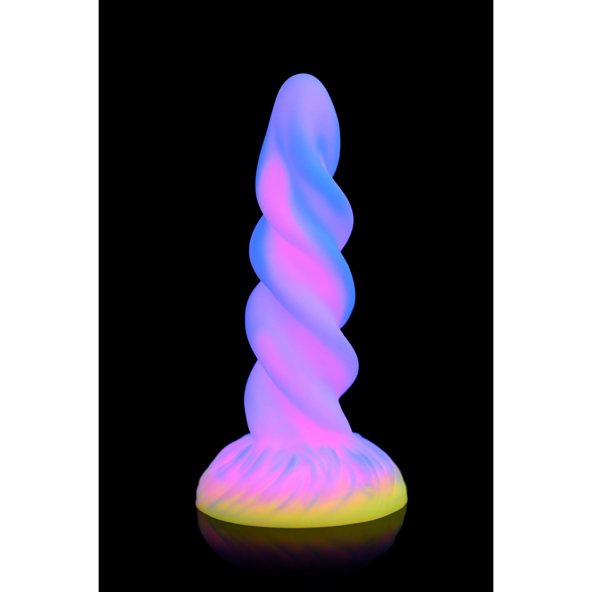 Creature Cocks Moon Rider Glow in the Dark Unicorn Silicone Dildo - Buy At Luxury Toy X - Free 3-Day Shipping