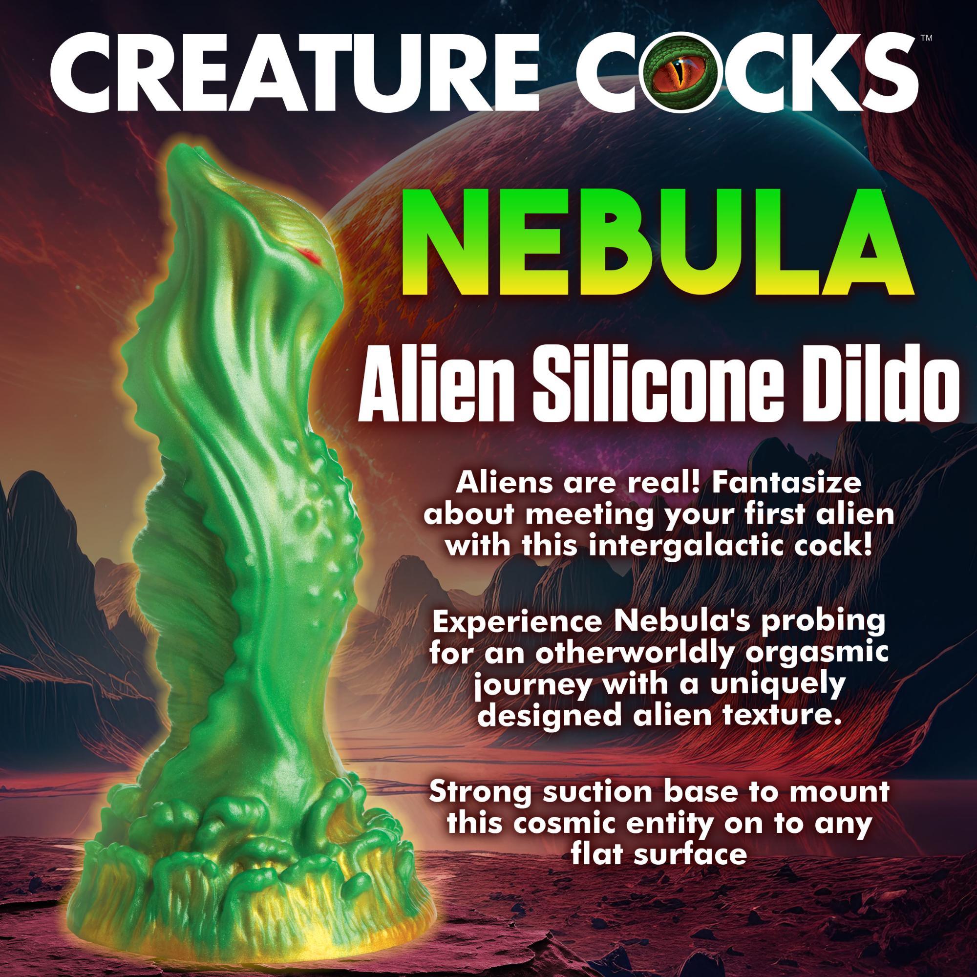 Creature Cocks Nebula Alien Silicone Dildo - Buy At Luxury Toy X - Free 3-Day Shipping