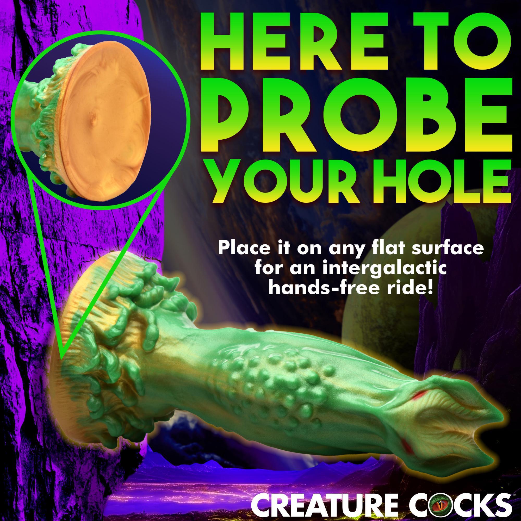 Creature Cocks Nebula Alien Silicone Dildo - Buy At Luxury Toy X - Free 3-Day Shipping