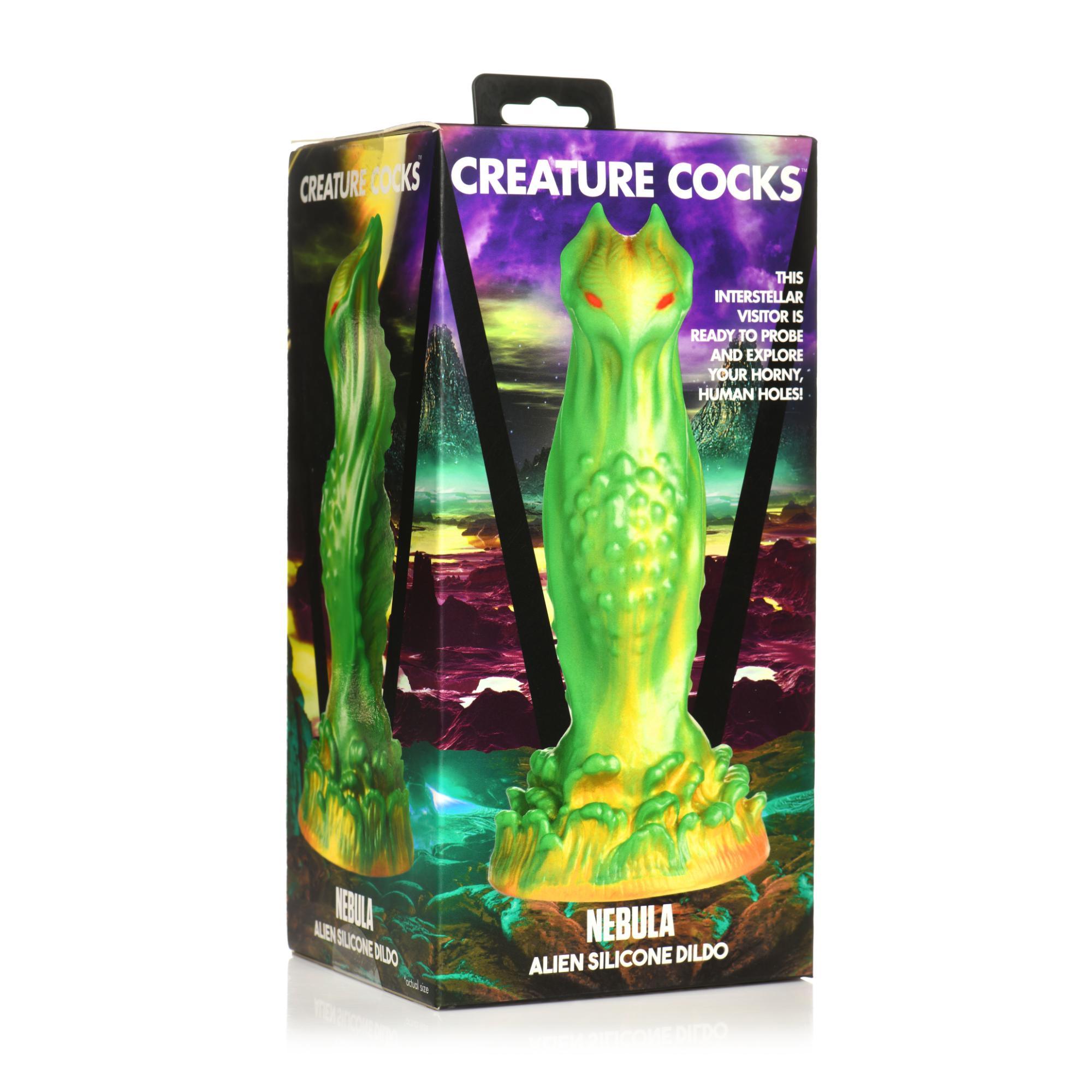 Creature Cocks Nebula Alien Silicone Dildo - Buy At Luxury Toy X - Free 3-Day Shipping