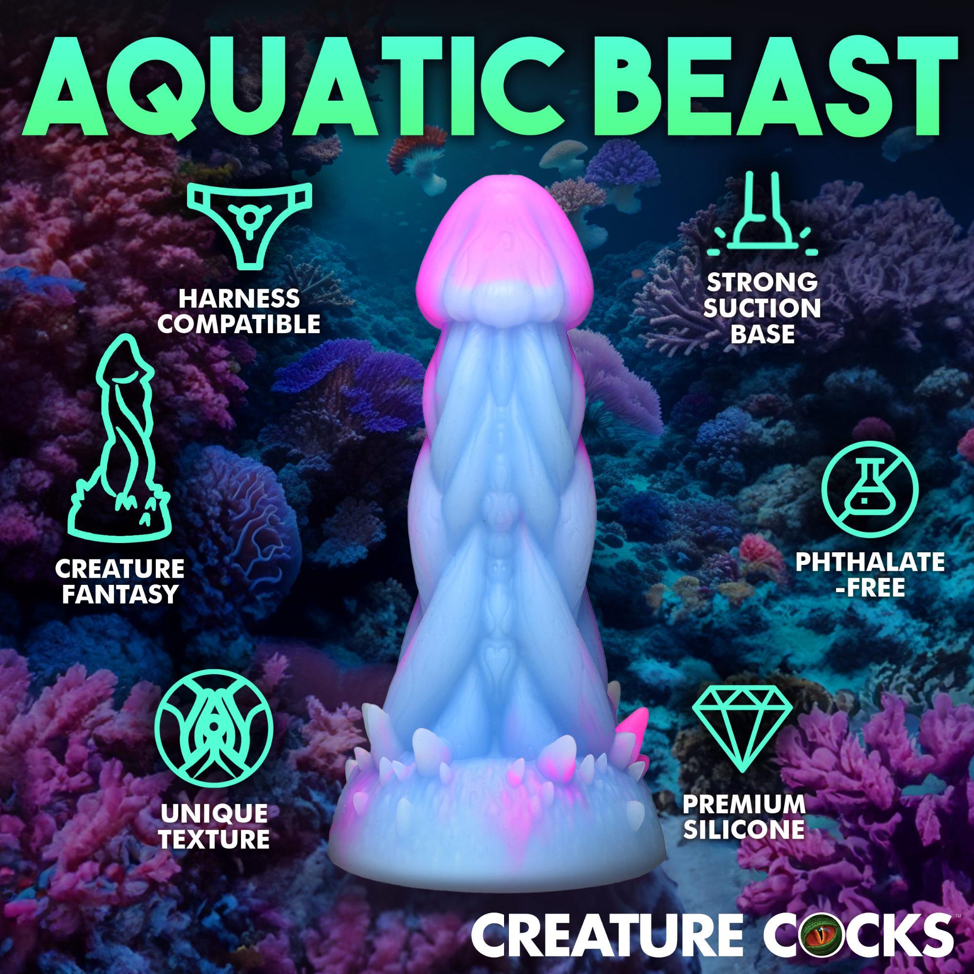 Creature Cocks Nomura Jellyfish Silicone Dildo - Buy At Luxury Toy X - Free 3-Day Shipping