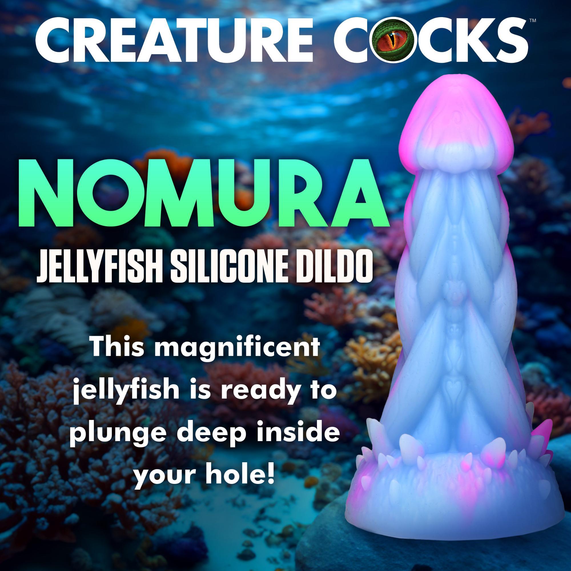 Creature Cocks Nomura Jellyfish Silicone Dildo - Buy At Luxury Toy X - Free 3-Day Shipping