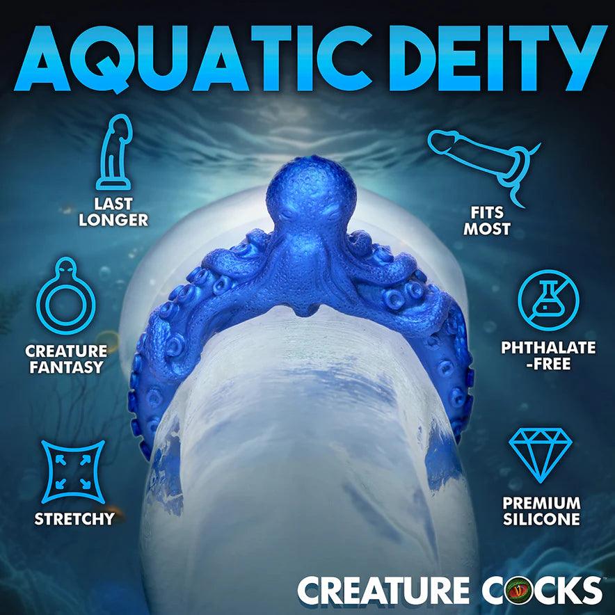 Creature Cocks Poseidon's Octo-Ring Silicone Cock Ring - Buy At Luxury Toy X - Free 3-Day Shipping