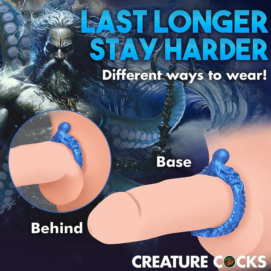 Creature Cocks Poseidon's Octo-Ring Silicone Cock Ring - Buy At Luxury Toy X - Free 3-Day Shipping