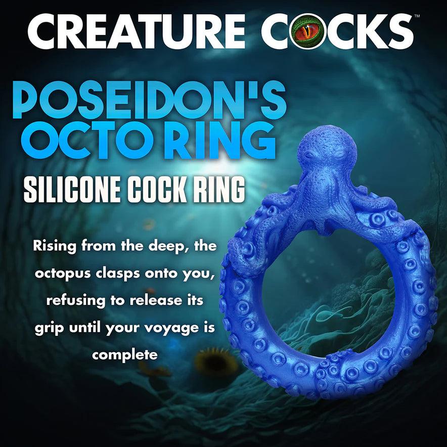 Creature Cocks Poseidon's Octo-Ring Silicone Cock Ring - Buy At Luxury Toy X - Free 3-Day Shipping