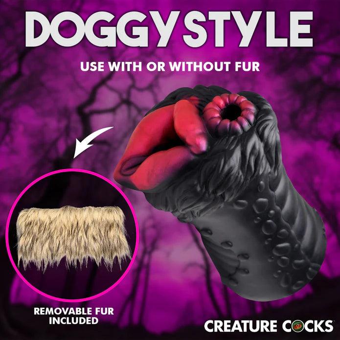 Creature Cocks Savage She-Wolf Pussy Silicone Stroker – Unleash Your Primal Desire - Buy At Luxury Toy X - Free 3-Day Shipping