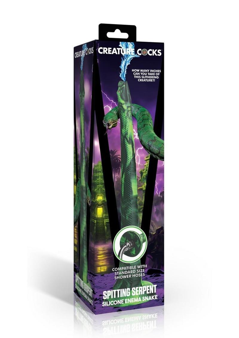 Creature Cocks Spitting Serpent Silicone Enema Snake - Buy At Luxury Toy X - Free 3-Day Shipping