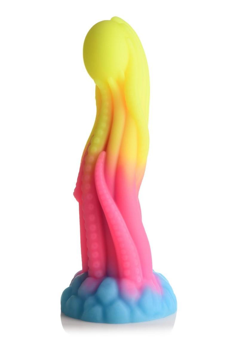 Creature Cocks Tenta-Glow Glow-in-The-Dark Silicone Dildo - Buy At Luxury Toy X - Free 3-Day Shipping