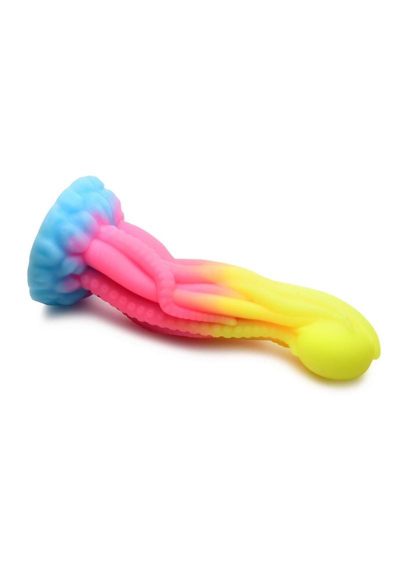 Creature Cocks Tenta-Glow Glow-in-The-Dark Silicone Dildo - Buy At Luxury Toy X - Free 3-Day Shipping