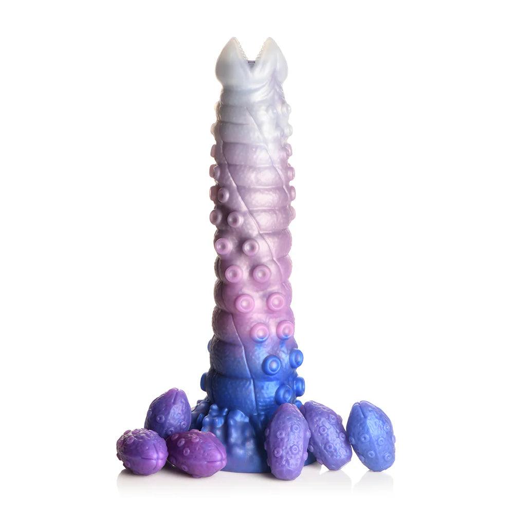 Creature Cocks Tenta-Queen Ovipositor Silicone Dildo with Eggs - Buy At Luxury Toy X - Free 3-Day Shipping