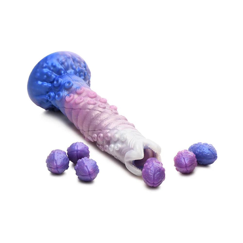 Creature Cocks Tenta-Queen Ovipositor Silicone Dildo with Eggs - Buy At Luxury Toy X - Free 3-Day Shipping