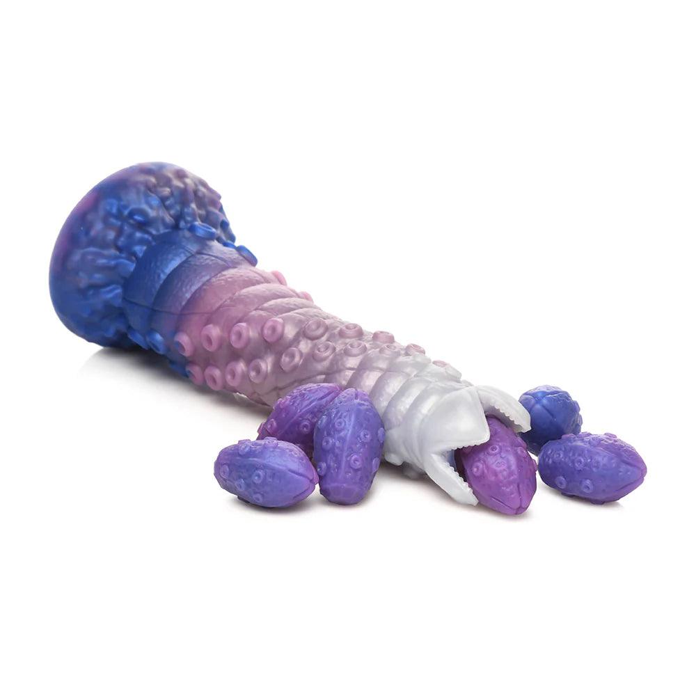 Creature Cocks Tenta-Queen Ovipositor Silicone Dildo with Eggs - Buy At Luxury Toy X - Free 3-Day Shipping