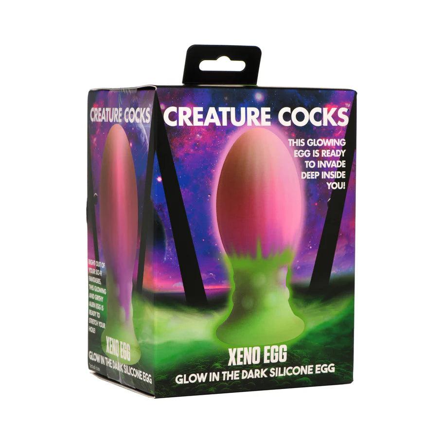 Creature Cocks Xeno Egg Glow-in-the-Dark Silicone Egg - Buy At Luxury Toy X - Free 3-Day Shipping