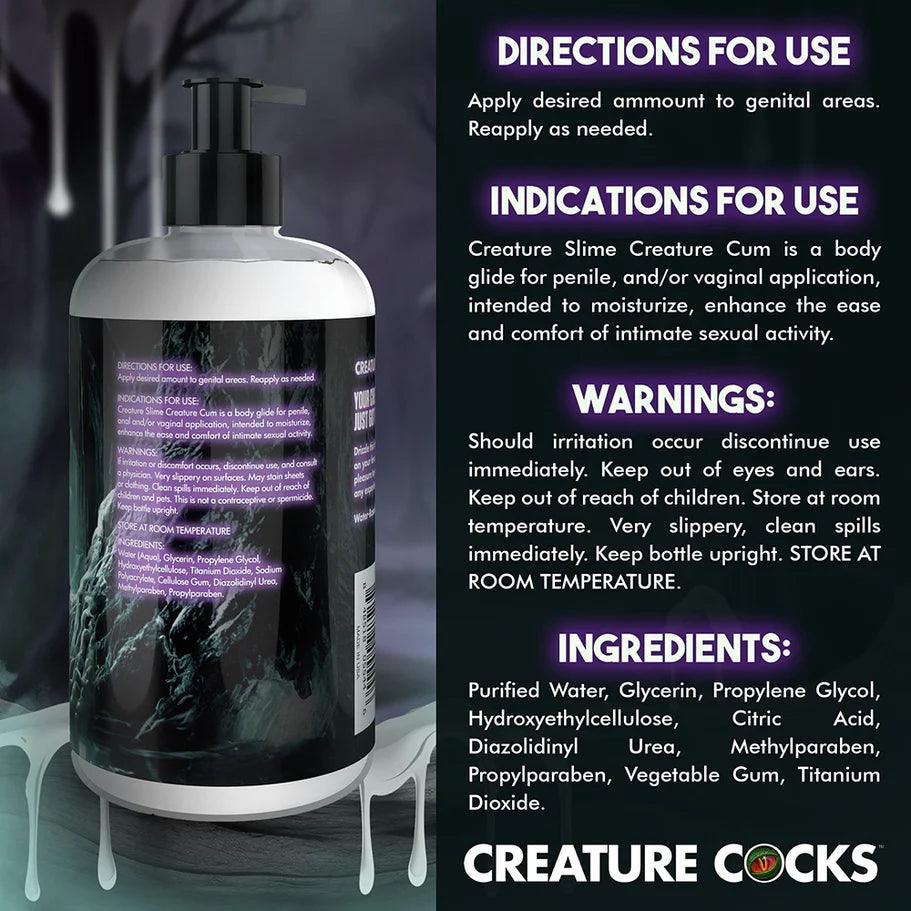 Creature Slime Creature Cum Unscented Jizz Water Based Lubricant - Buy At Luxury Toy X - Free 3-Day Shipping