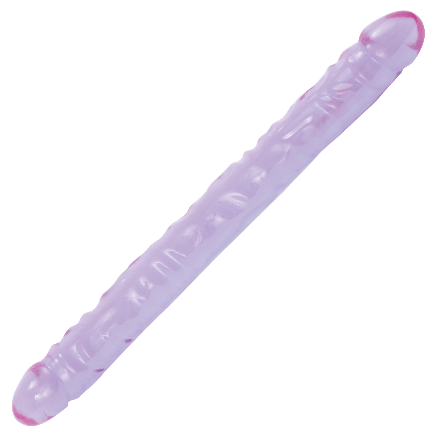 Crystal Jellies - Double Dong Purple 18in - Buy At Luxury Toy X - Free 3-Day Shipping