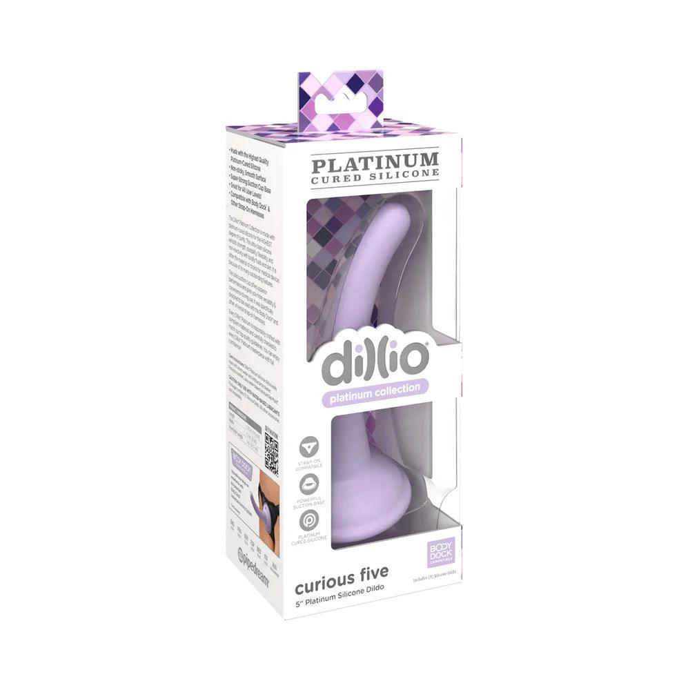 Dillio Platinum Collection Curious Five 5 in. Silicone Dildo - Buy At Luxury Toy X - Free 3-Day Shipping