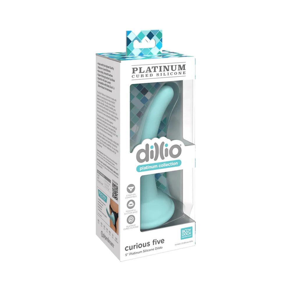 Dillio Platinum Collection Curious Five 5 in. Silicone Dildo - Buy At Luxury Toy X - Free 3-Day Shipping