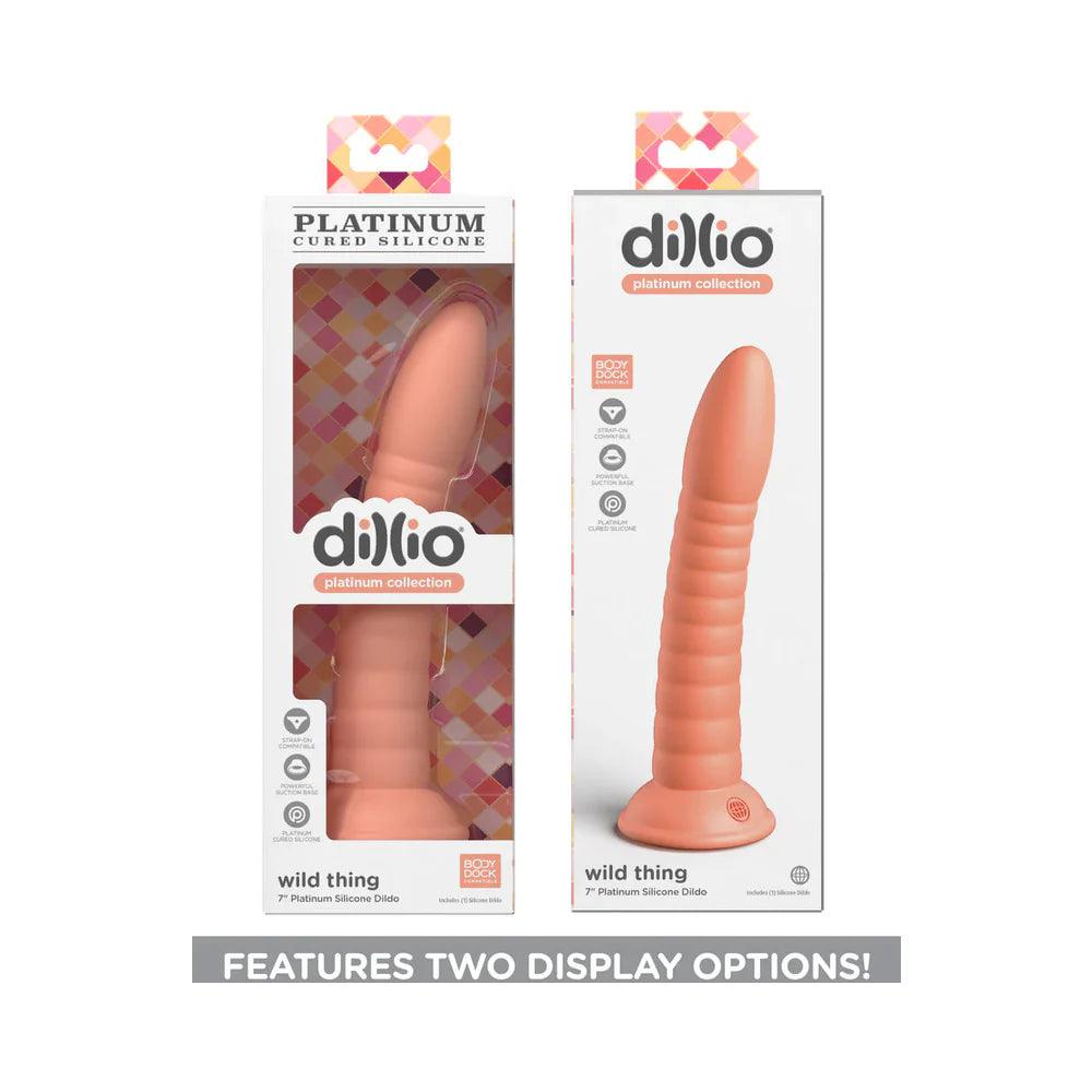 Dillio Platinum Collection Wild Thing 7 in. Silicone Dildo - Buy At Luxury Toy X - Free 3-Day Shipping