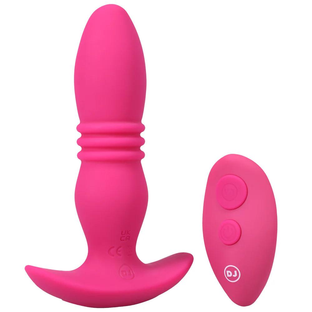 Doc Johnson A-Play RISE Rechargeable Silicone Anal Plug with Remote - Buy At Luxury Toy X - Free 3-Day Shipping