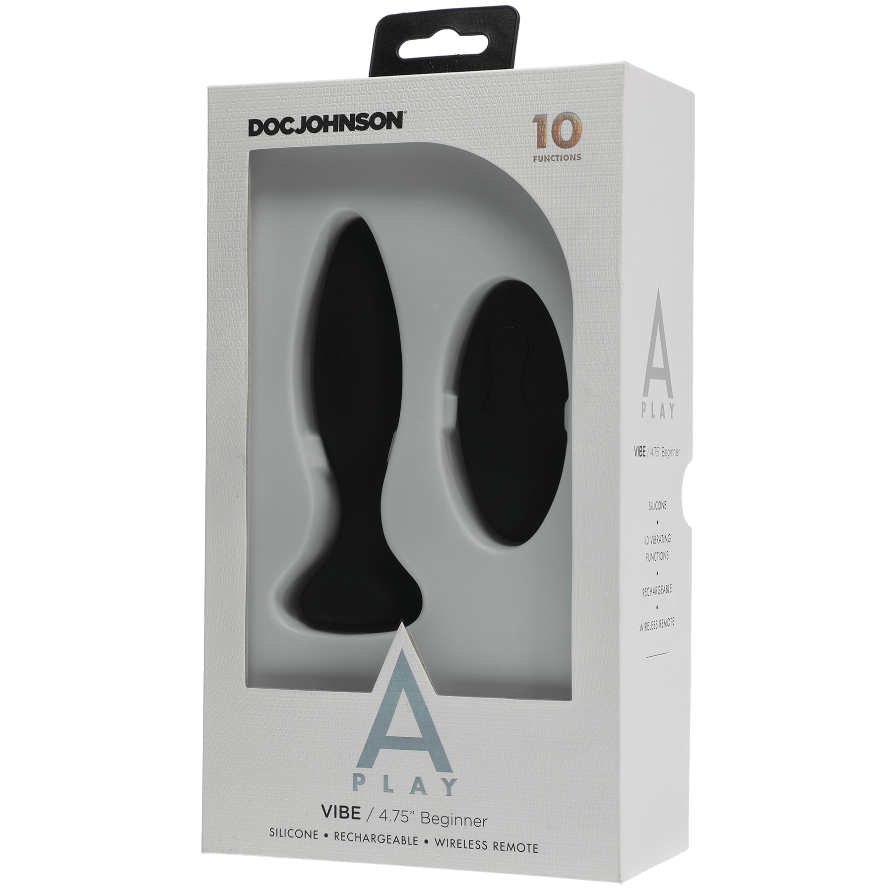 Doc Johnson A-Play Vibe Beginner Anal Plug with Remote Control - Buy At Luxury Toy X - Free 3-Day Shipping