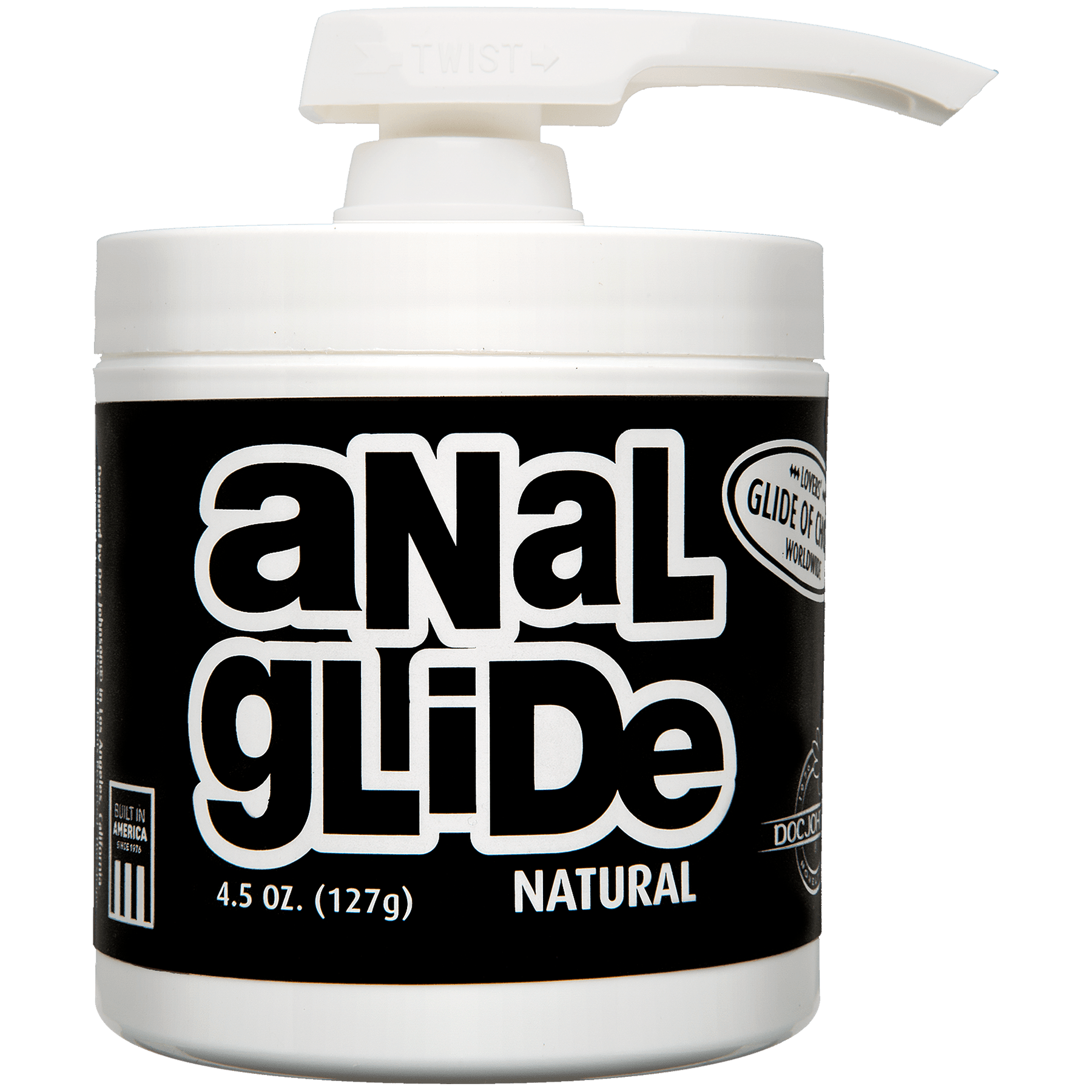 Doc Johnson Anal Glide Natural Personal Lube 4.5oz - Buy At Luxury Toy X - Free 3-Day Shipping