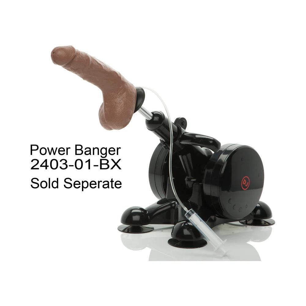 Doc Johnson Bust It Squirting Realistic Cock Brown - Buy At Luxury Toy X - Free 3-Day Shipping