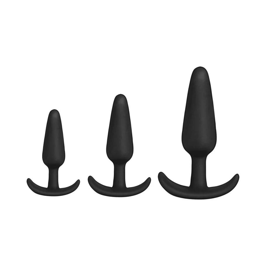 Doc Johnson Mood Naughty 1 Trainer Silicone Anal Plug (3 Piece Set) - Buy At Luxury Toy X - Free 3-Day Shipping