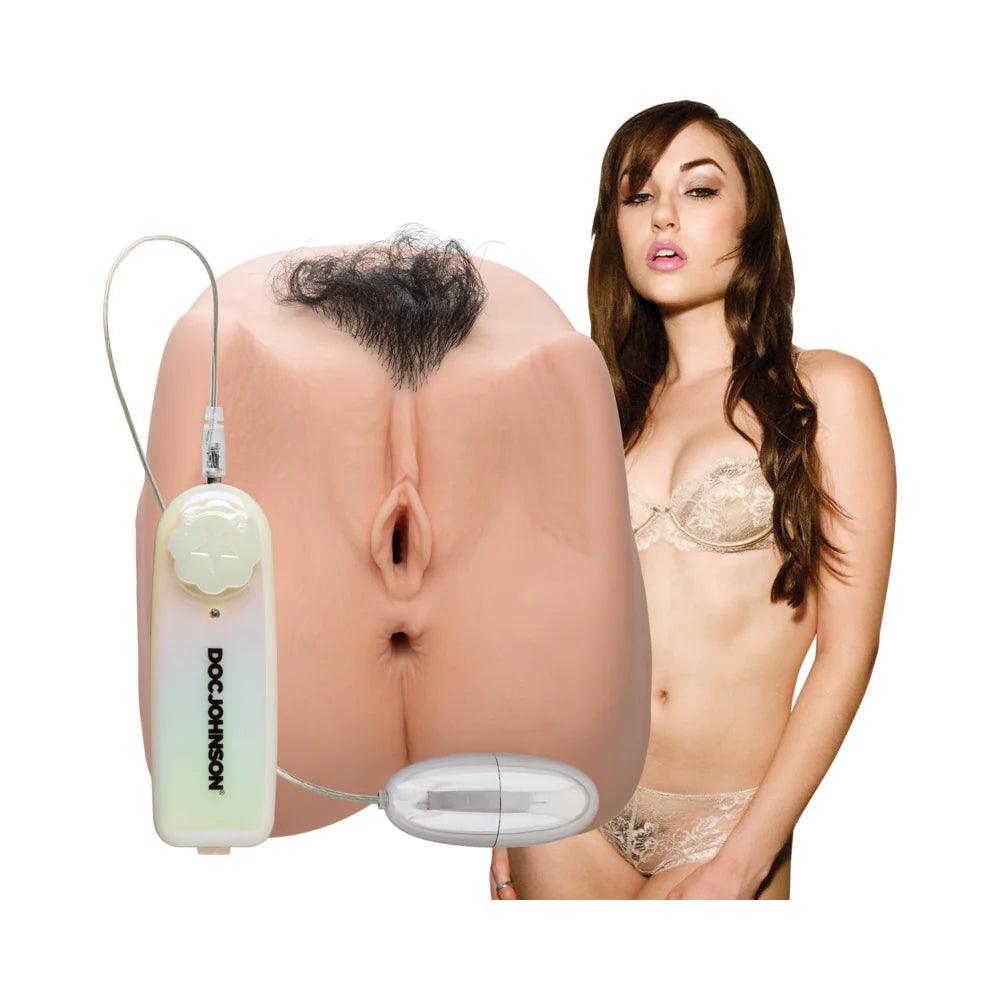 Doc Johnson Sasha Grey Ultraskyn Deep Penetration Vibrating Masturbator with Bullet - Buy At Luxury Toy X - Free 3-Day Shipping