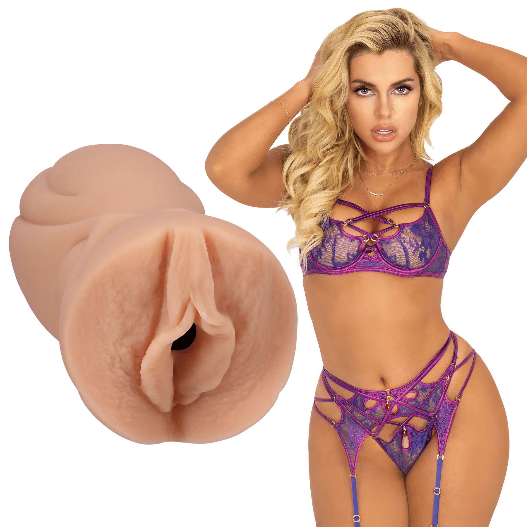 Doc Johnson Signature Strokers Allie Nicole ULTRASKYN Pocket Stroker - Buy At Luxury Toy X - Free 3-Day Shipping