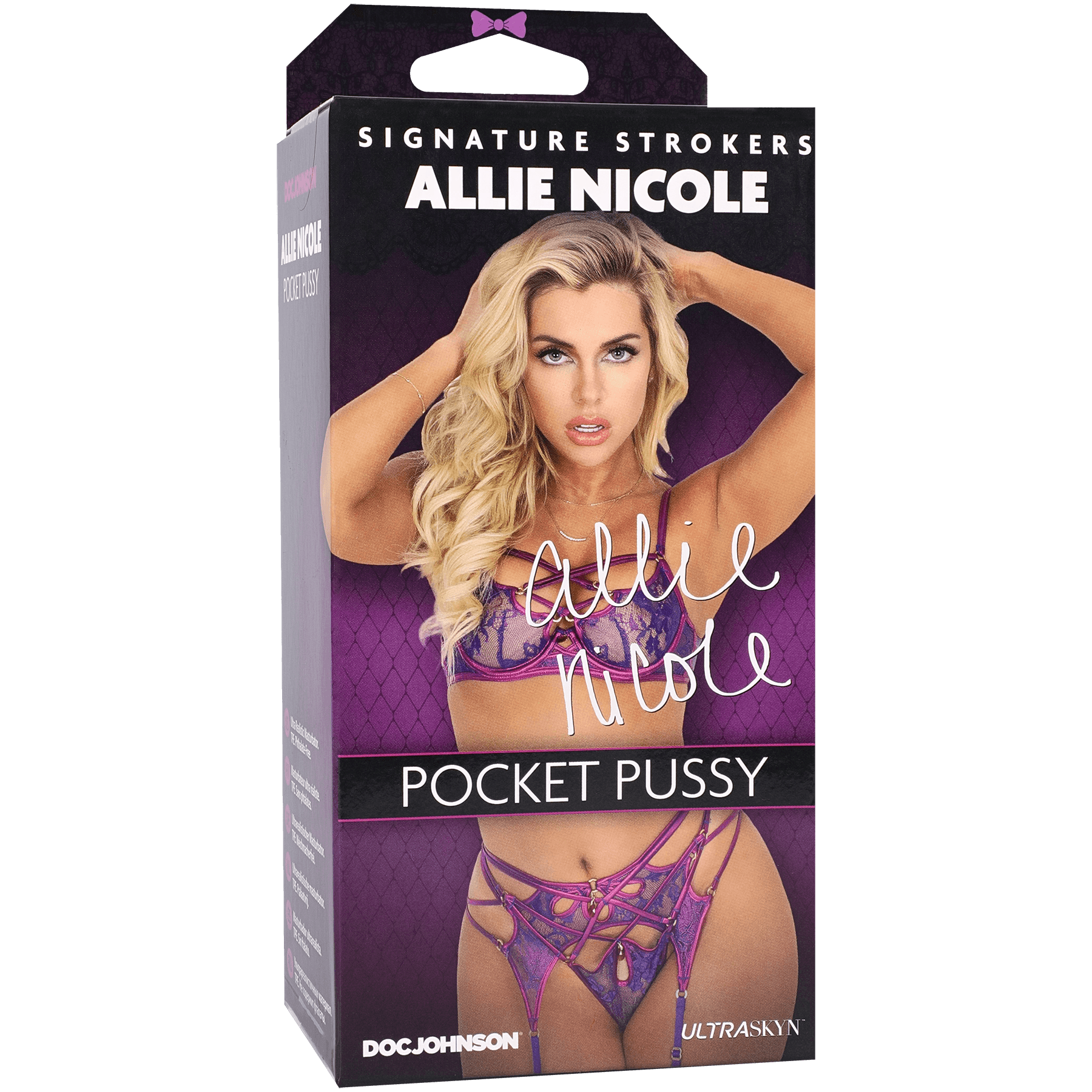 Doc Johnson Signature Strokers Allie Nicole ULTRASKYN Pocket Stroker - Buy At Luxury Toy X - Free 3-Day Shipping