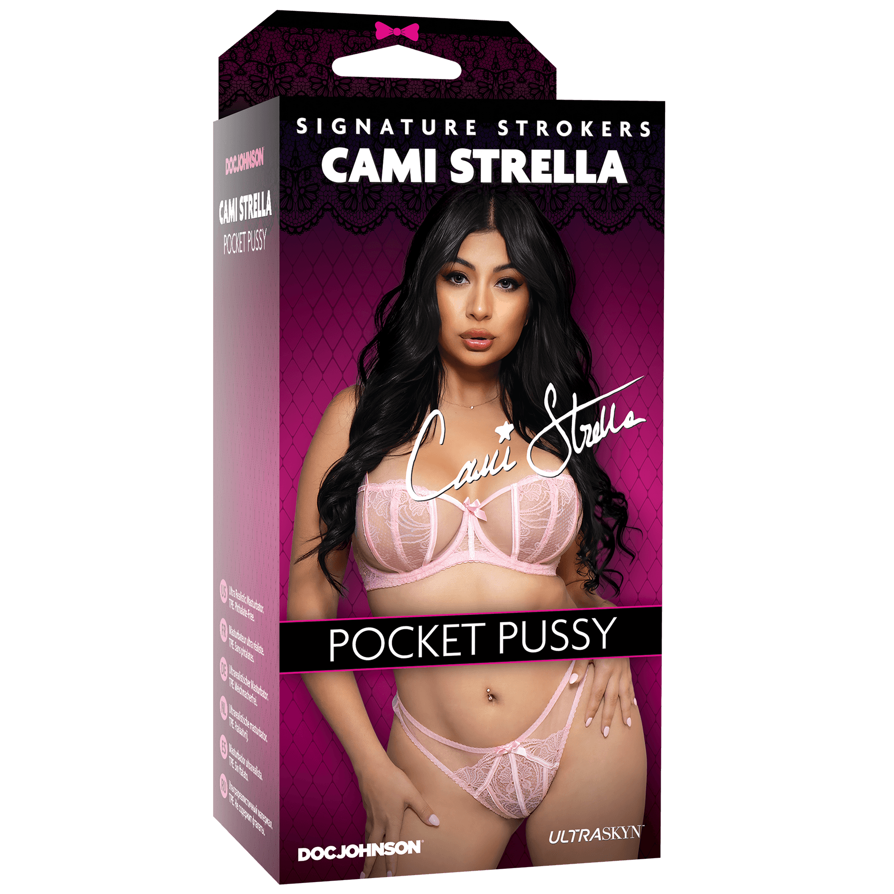 Doc Johnson Signature Strokers - Cami Strella - ULTRASKYN Pocket Pussy - Buy At Luxury Toy X - Free 3-Day Shipping