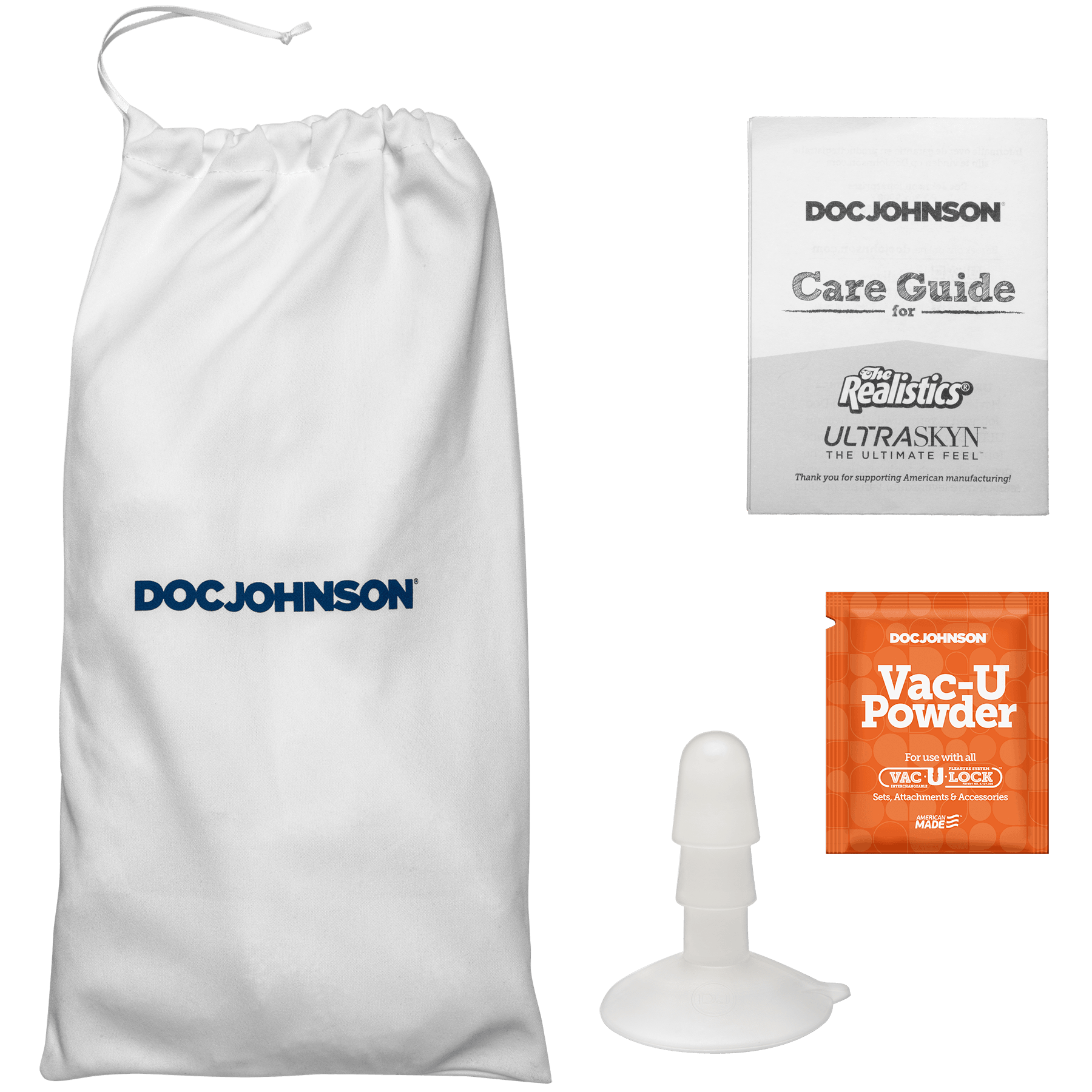 Doc Johnson The Realistic Cock - Hung With Removable Vac-U-Lock Suction Cup - ULTRASKYN - 12 Inch (with balls) - Buy At Luxury Toy X - Free 3-Day Shipping