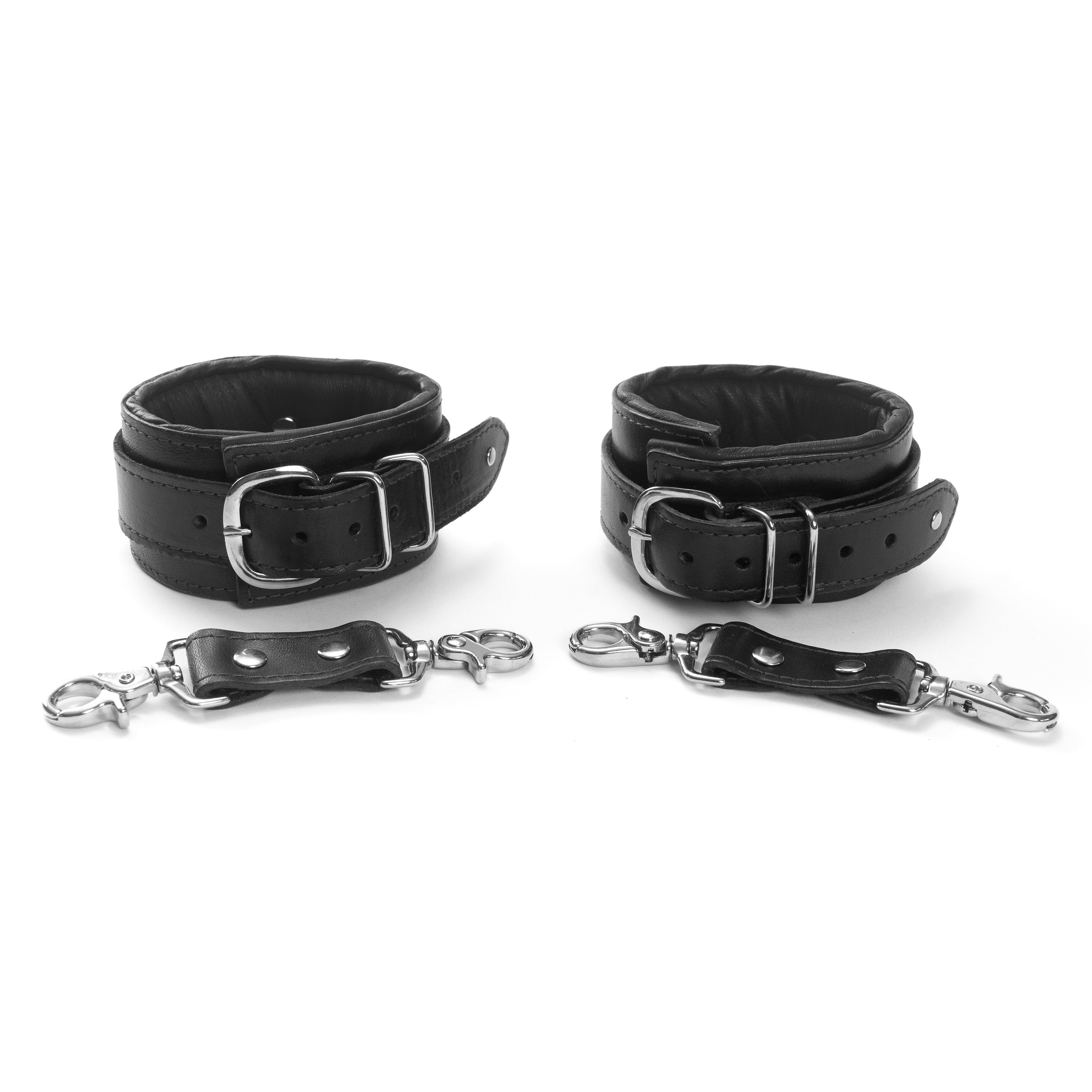 Mercer Premium Soft Leather Padded Ankle Cuffs