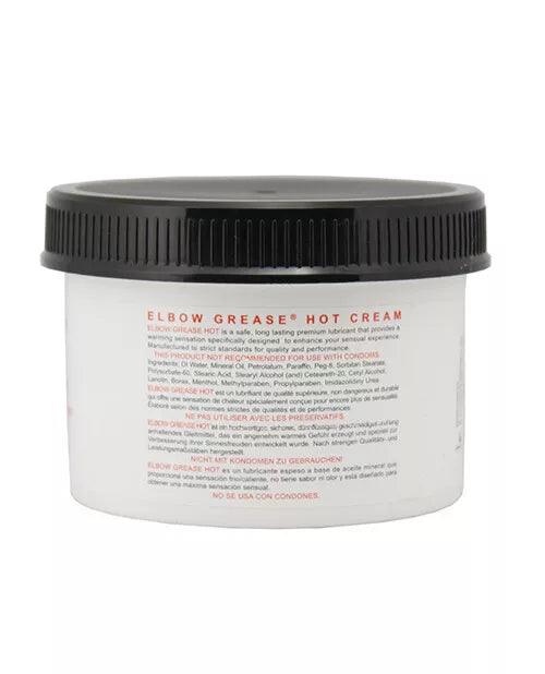 Elbow Grease Oil Cream Lubricant Warming 9oz - Buy At Luxury Toy X - Free 3-Day Shipping