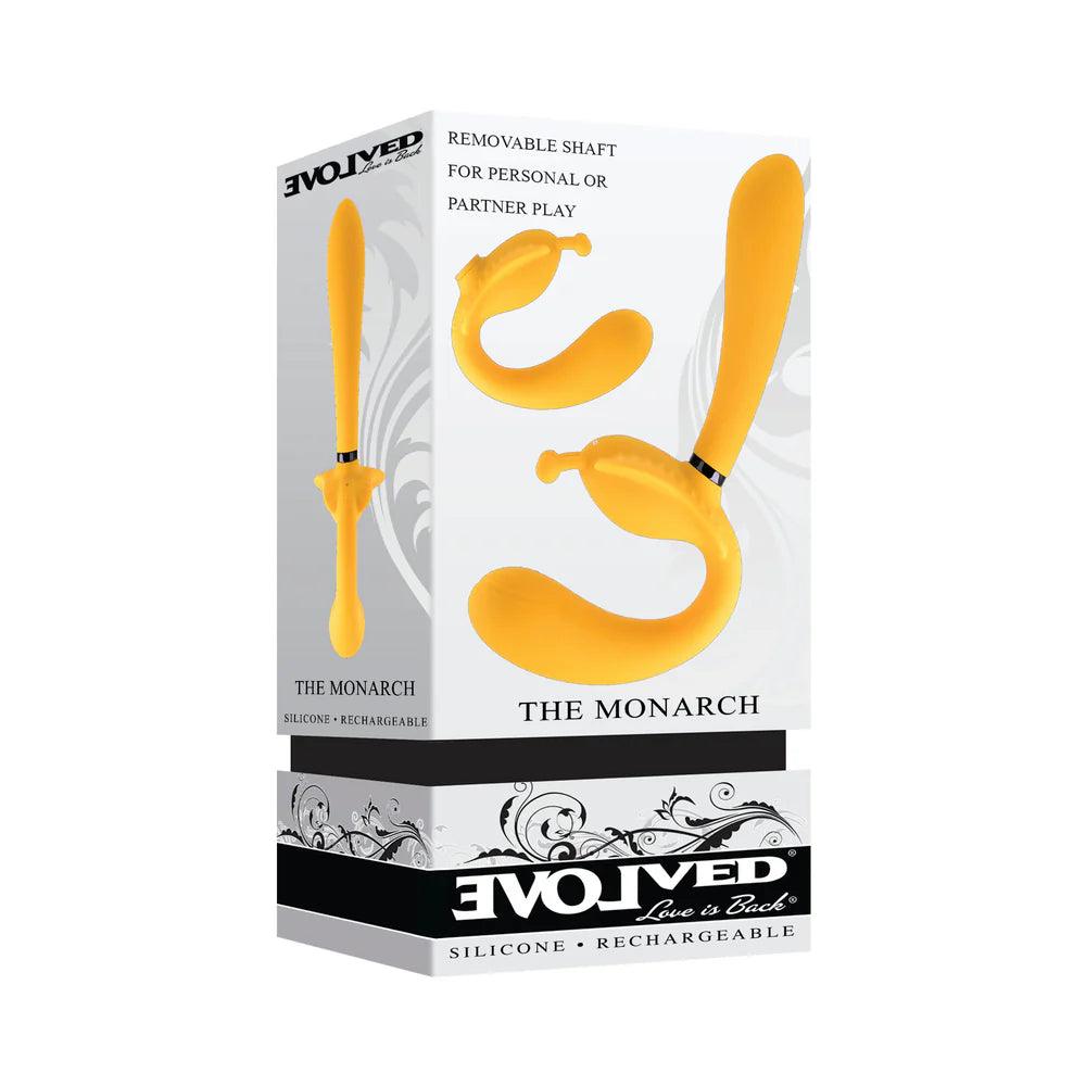 Evolved Monarch Rechargeable Silicone Multifunction Vibrating Strapless Strap-On - Buy At Luxury Toy X - Free 3-Day Shipping