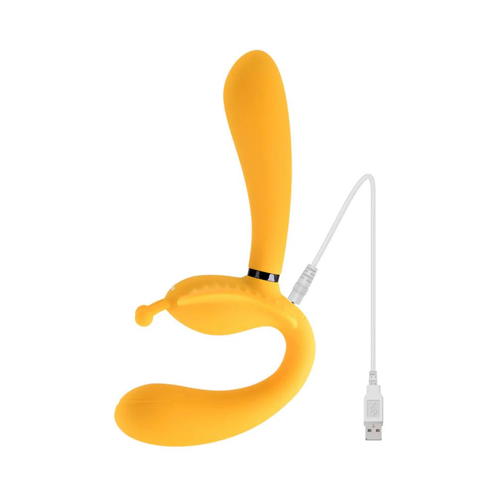 Evolved Monarch Rechargeable Silicone Multifunction Vibrating Strapless Strap-On - Buy At Luxury Toy X - Free 3-Day Shipping